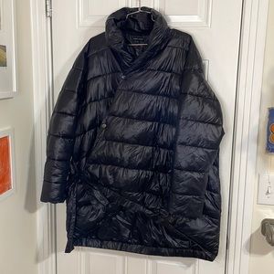 Universal standard wrap puffer coat